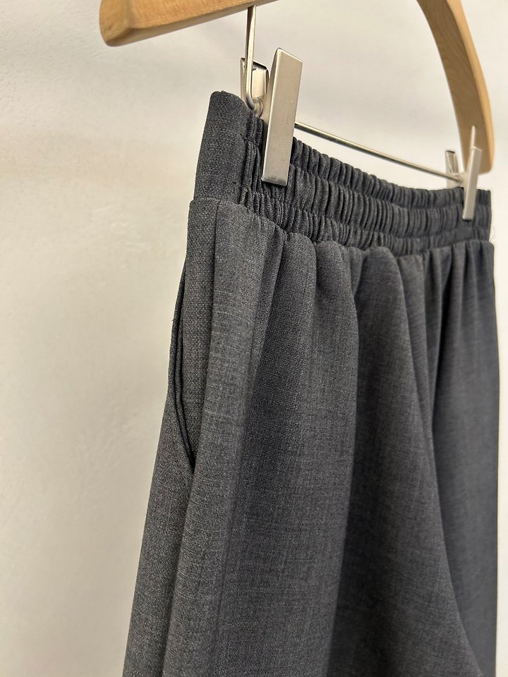 Wool Pintuck Pants by Merry J for Women - view 12