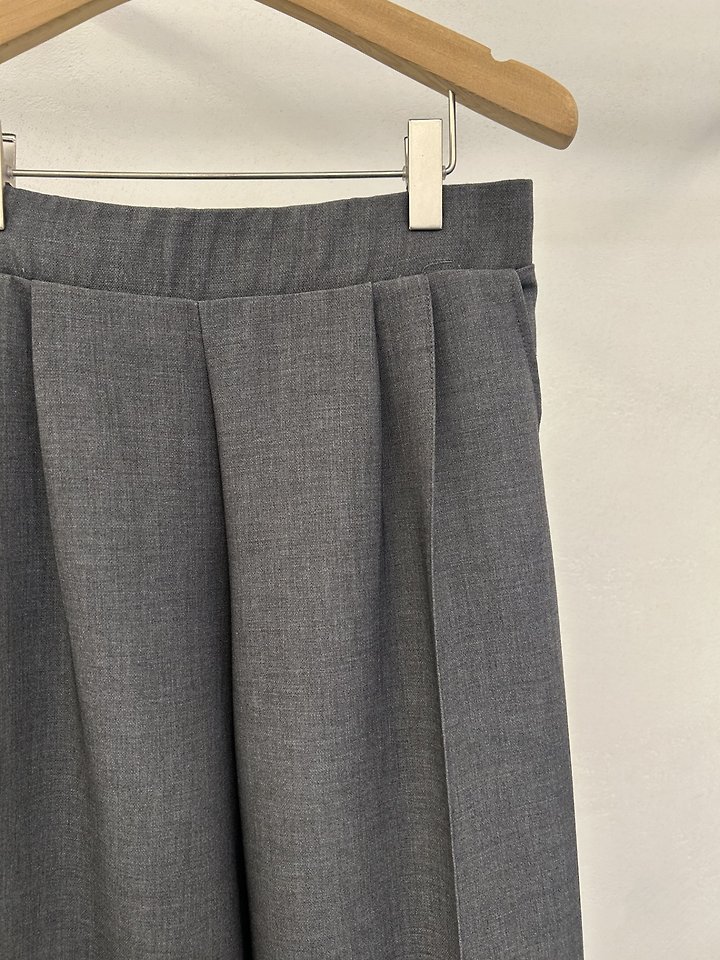 Wool Pintuck Pants by Merry J for Women - view 6