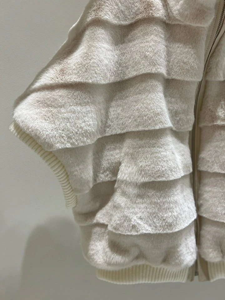 Knit Rib Trim Jacket by Merry J for Women - view 8