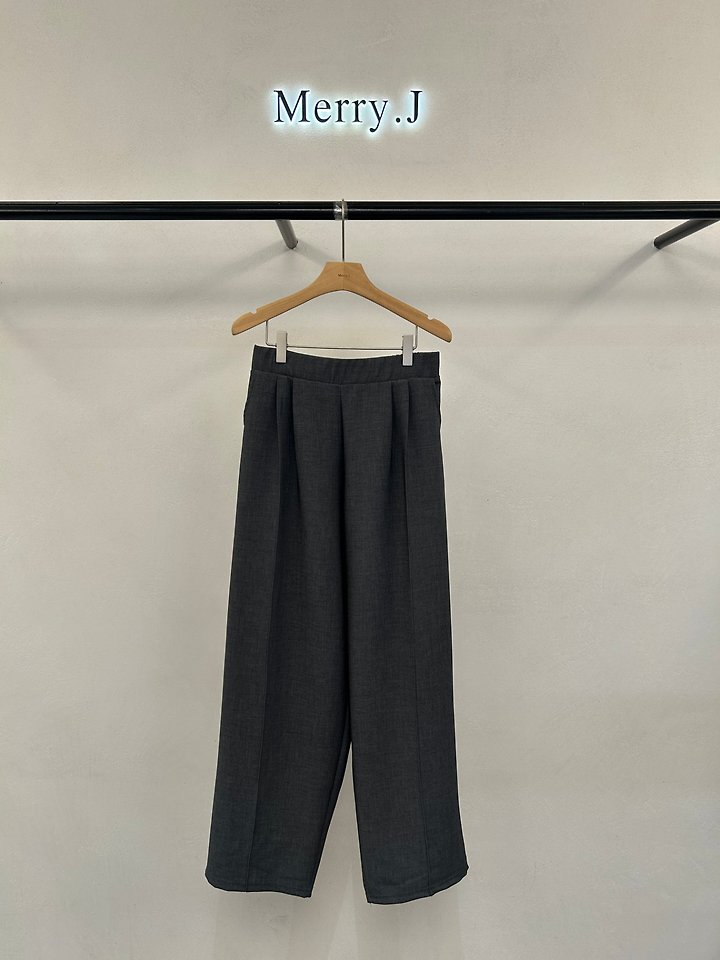 Wool Pintuck Pants by Merry J for Women - view 4