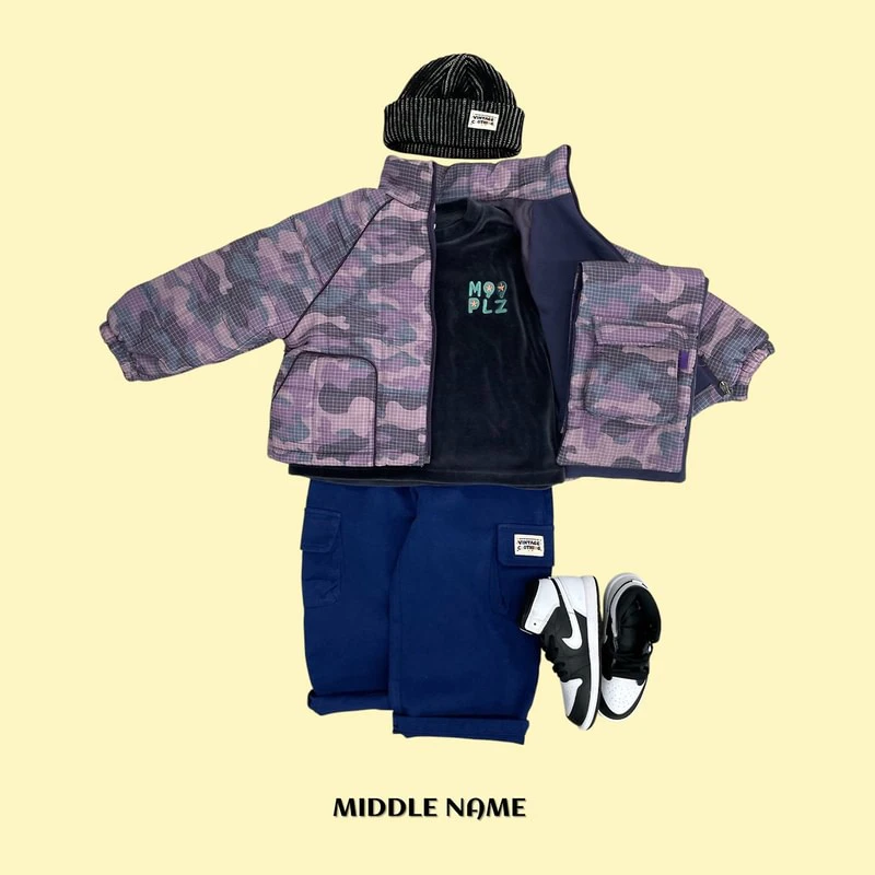 Color Cargo Pants by Middle Name for Child - view 2