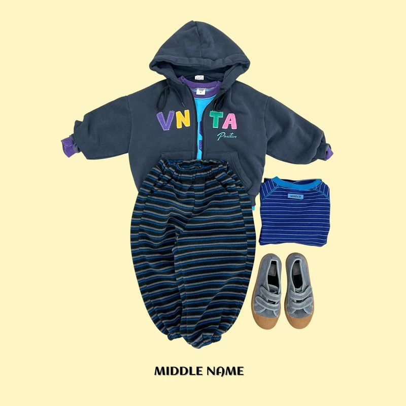 Multi Striped Jogger Pants by Middle Name for Child - view 12