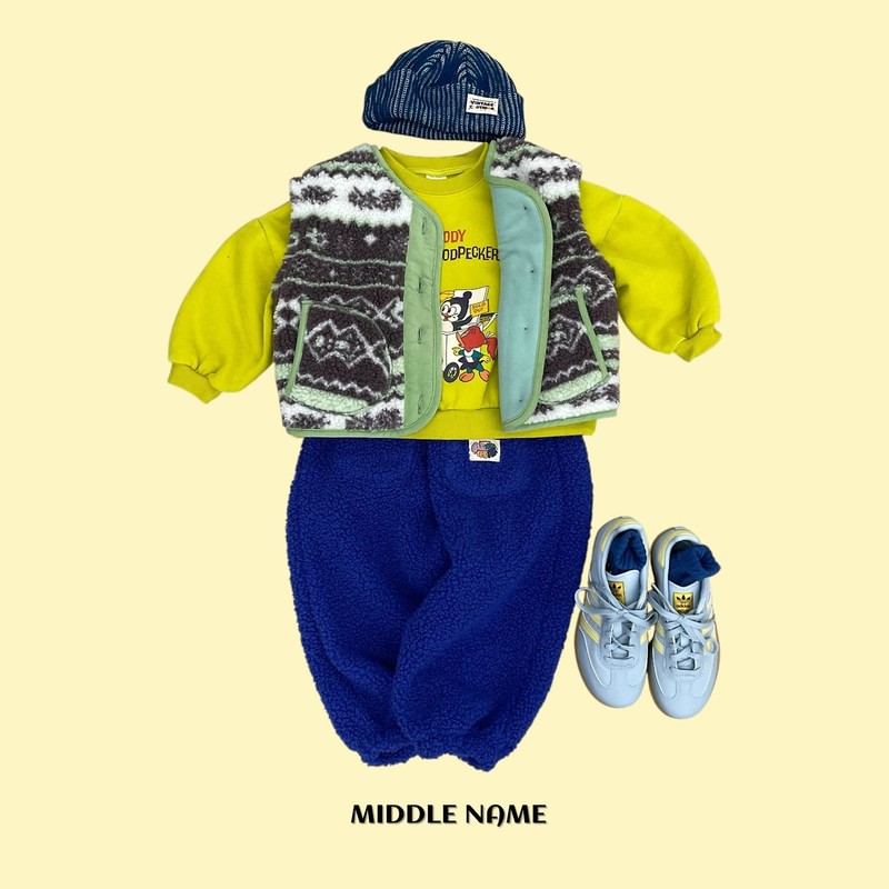Pattern Tumble Vest by Middle Name for Child - view 9