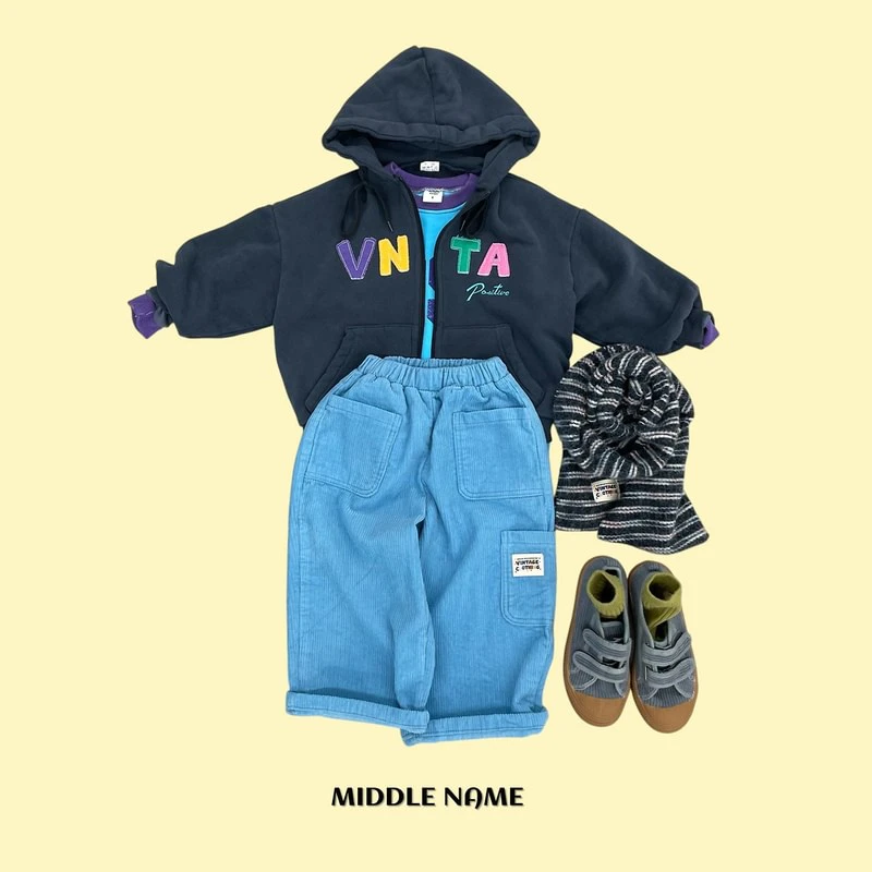 Applique Hooded Zip-Up by Middle Name for Child - view 2
