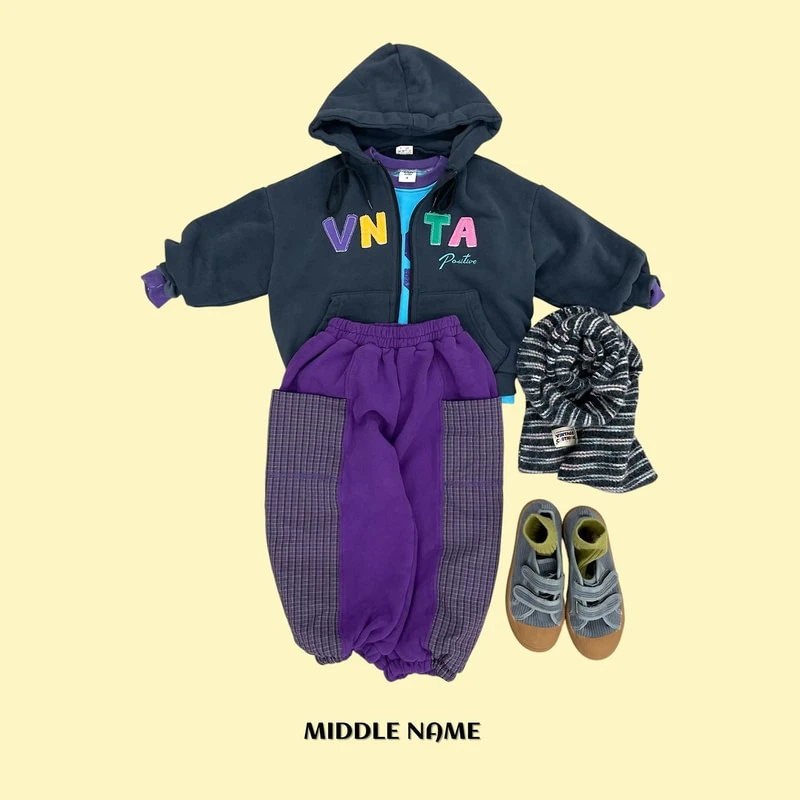Applique Hooded Zip-Up by Middle Name for Child - view 3