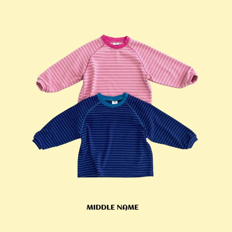 Raglan Striped Tee by Middle Name for Child - view 1