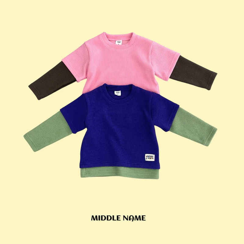 Double Layered Tee by Middle Name for Child - view 1