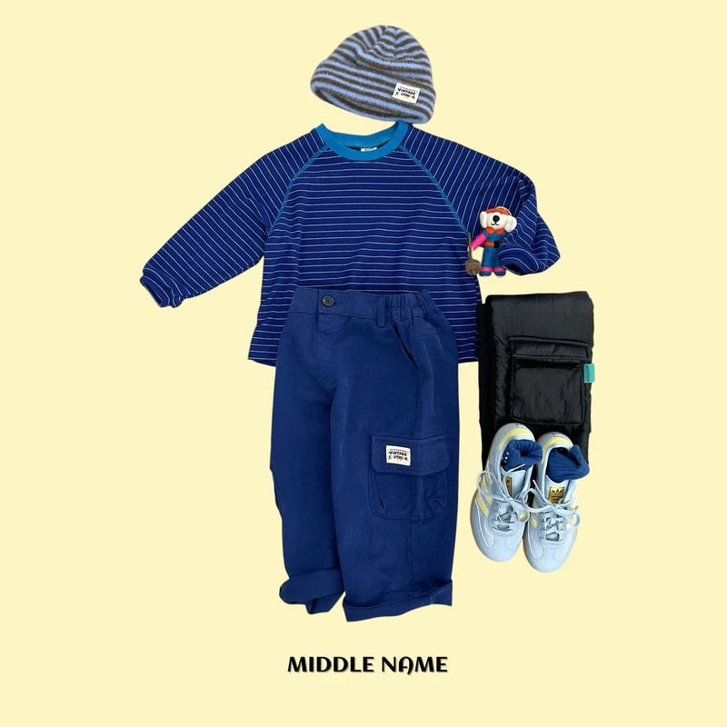 Color Cargo Pants by Middle Name for Child - view 10