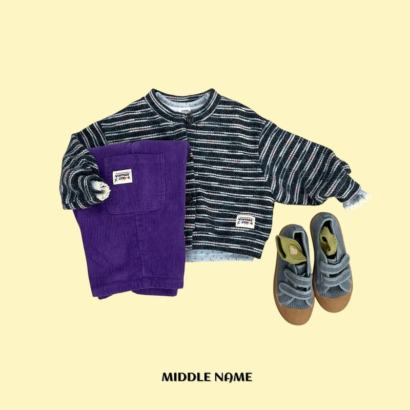 Striped Cardigan by Middle Name for Child - view 12