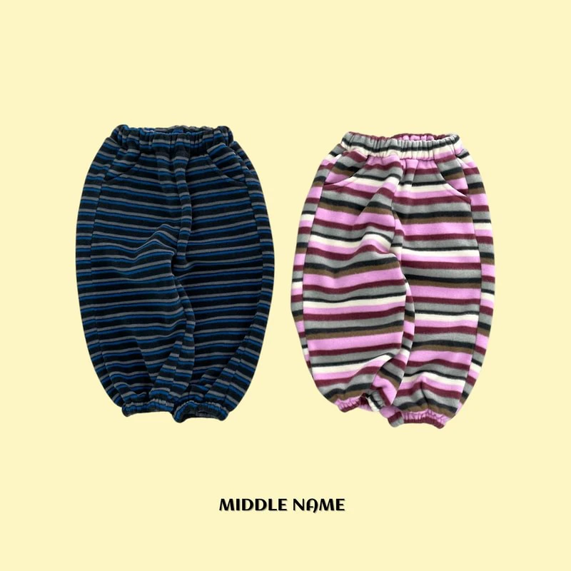 Multi Striped Jogger Pants by Middle Name for Child - view 1