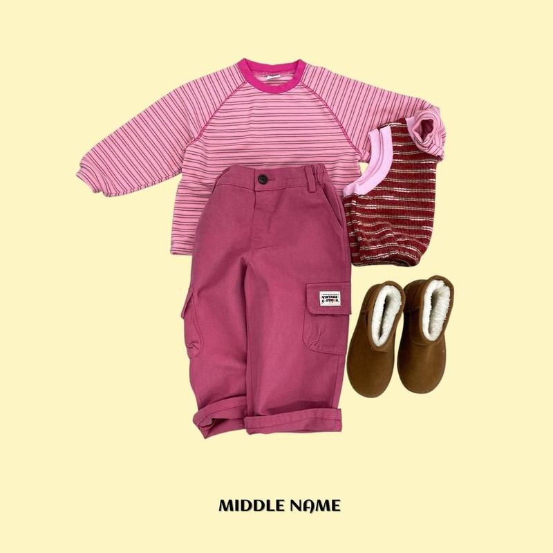 Raglan Striped Tee by Middle Name for Child - view 3