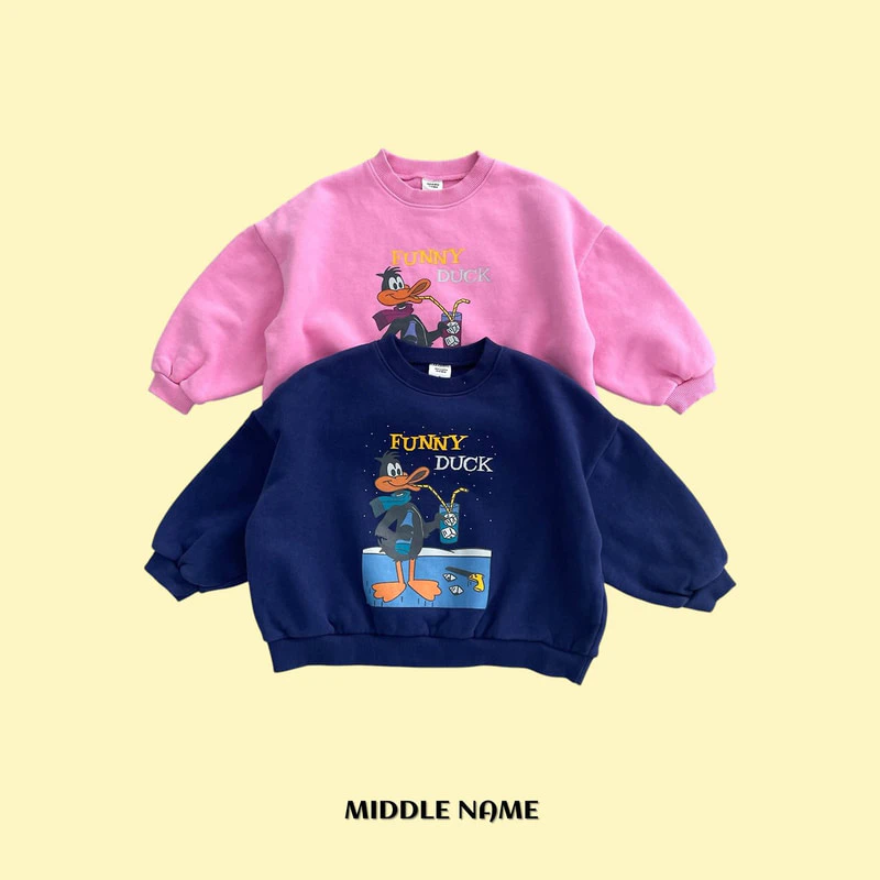 Iced Tea Duck Sweatshirt by Middle Name for Child - view 1