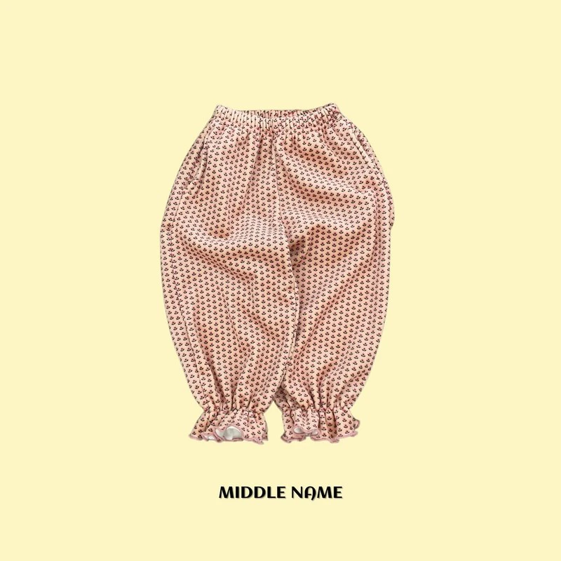 Flower Pattern Frill Pants by Middle Name for Child - view 2