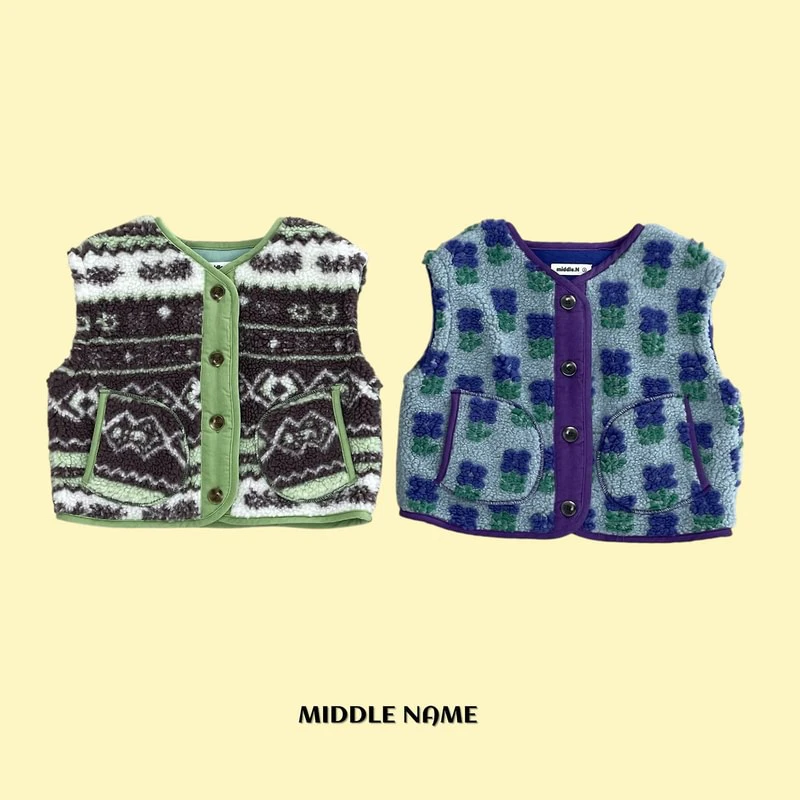Pattern Tumble Vest by Middle Name for Child - view 1