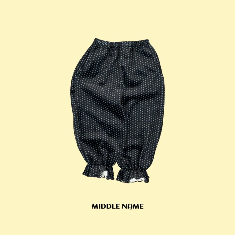 Flower Pattern Frill Pants by Middle Name for Child - view 3