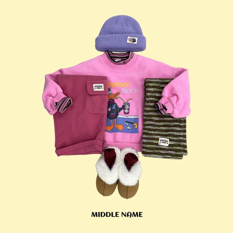 Iced Tea Duck Sweatshirt by Middle Name for Child - view 4