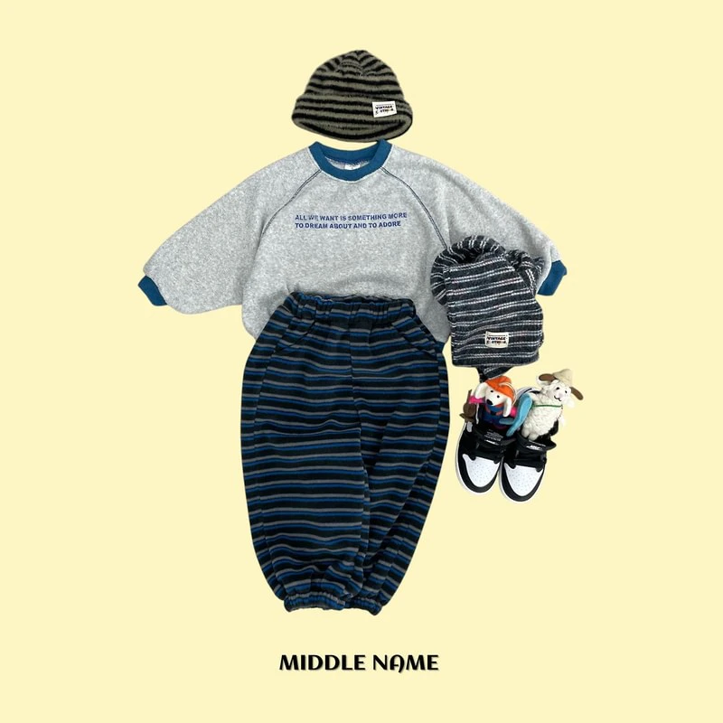 Multi Striped Jogger Pants by Middle Name for Child - view 5