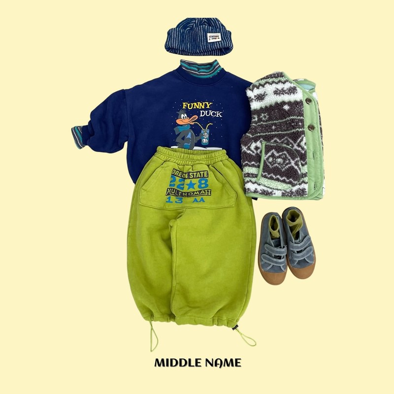 Pattern Tumble Vest by Middle Name for Child - view 5