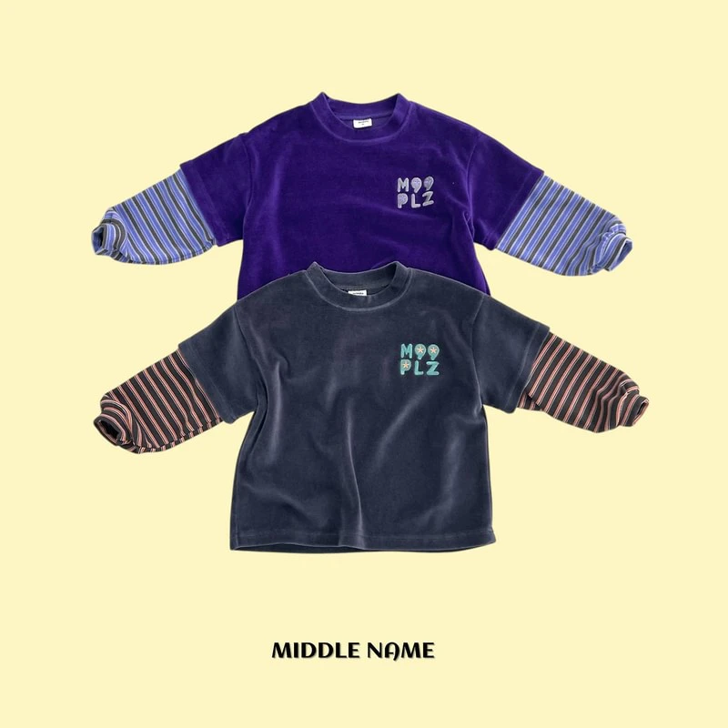 Velour Layered Tee by Middle Name for Child - view 1