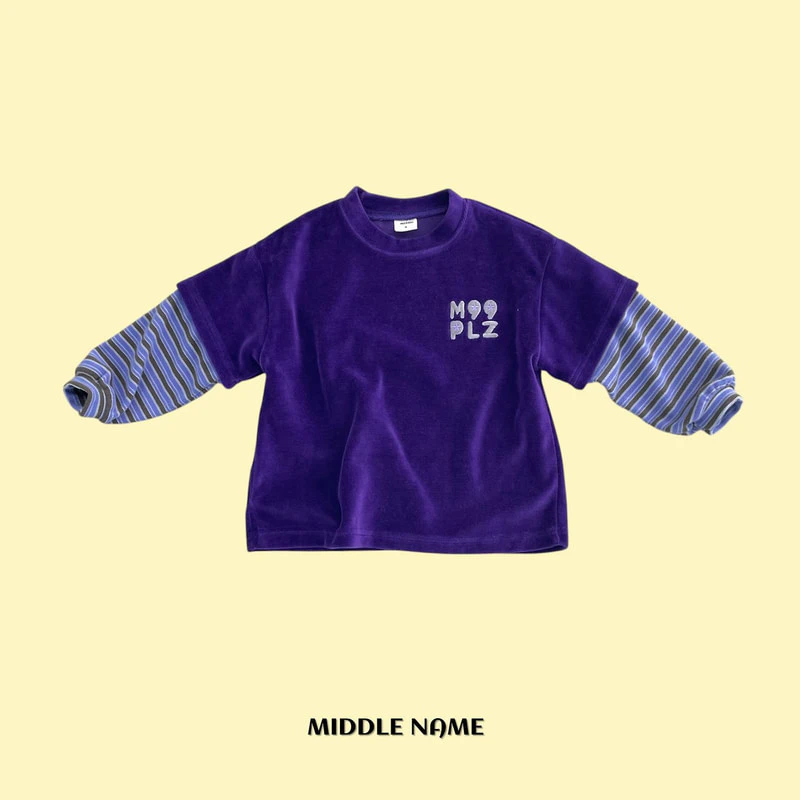 Velour Layered Tee by Middle Name for Child - view 2