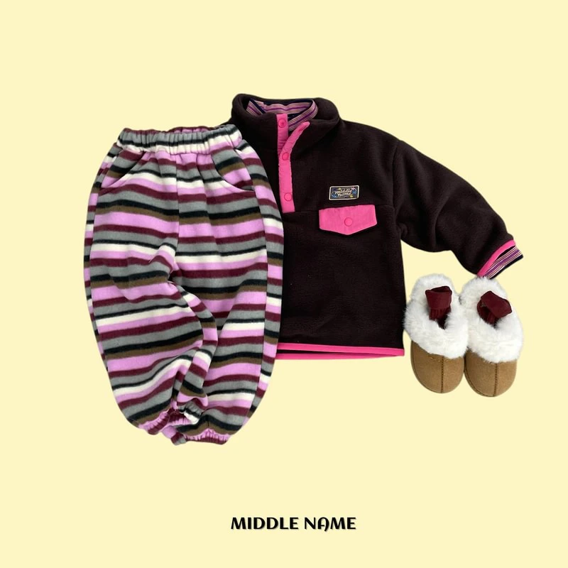 Multi Striped Jogger Pants by Middle Name for Child - view 9
