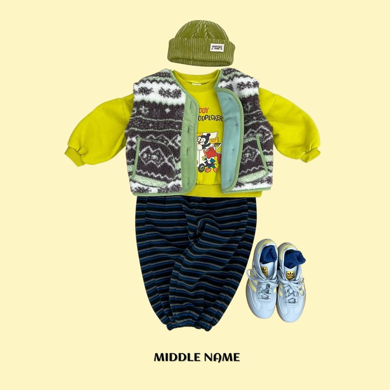 Pattern Tumble Vest by Middle Name for Child - view 7