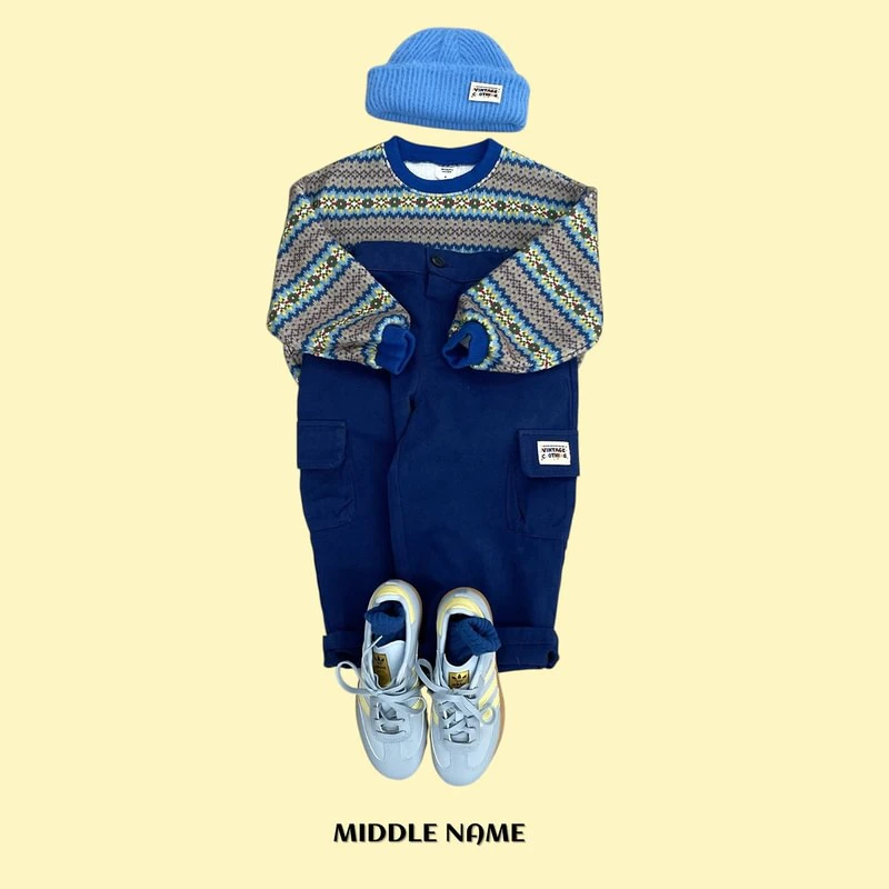 Color Cargo Pants by Middle Name for Child - view 5