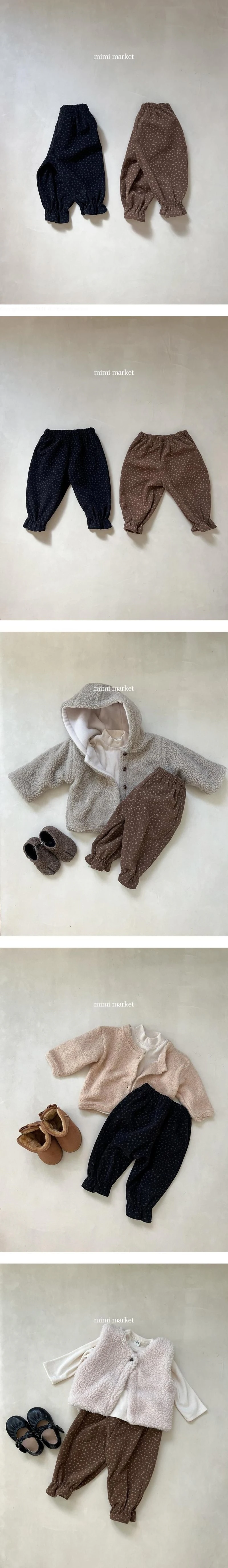Corduroy Flower Pants by Mimi Market for Baby - view 1
