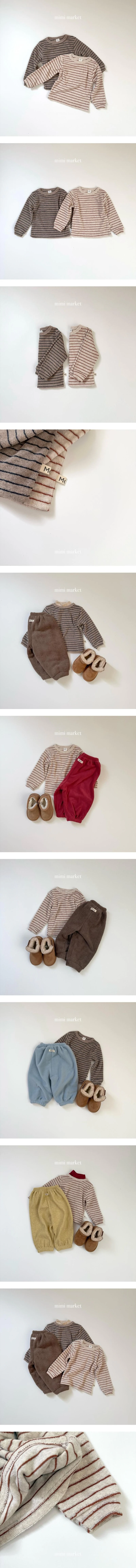 Striped Terry Tee by Mimi Market for Baby - view 1