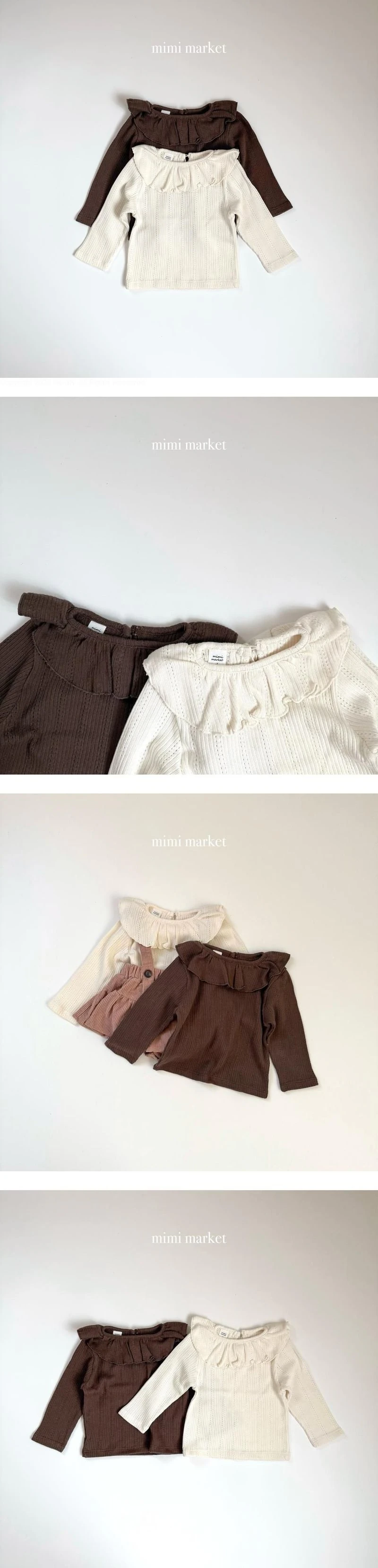 Lovey Collar Tee by Mimi Market for Baby - view 1
