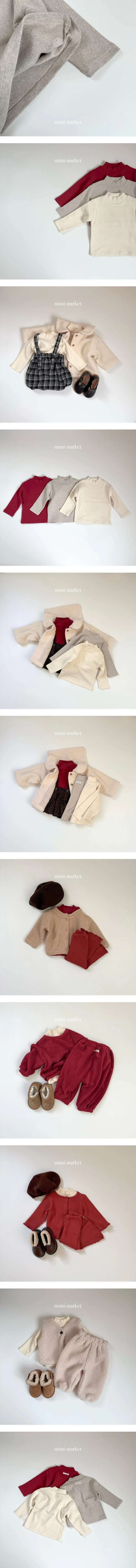 Peach Mock Neck Tee by Mimi Market for Baby - view 1