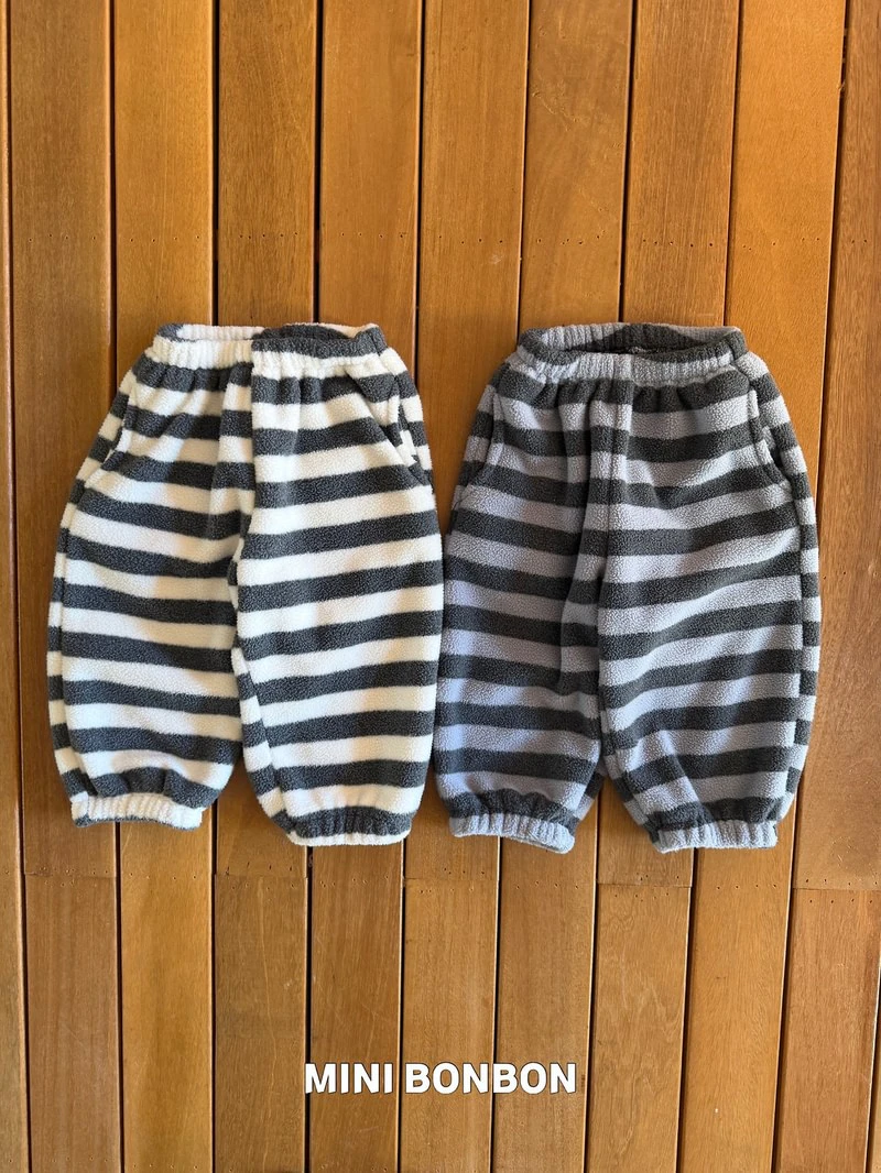 Melan Striped Jogger Pants by Mini Bongbong for Child - view 1