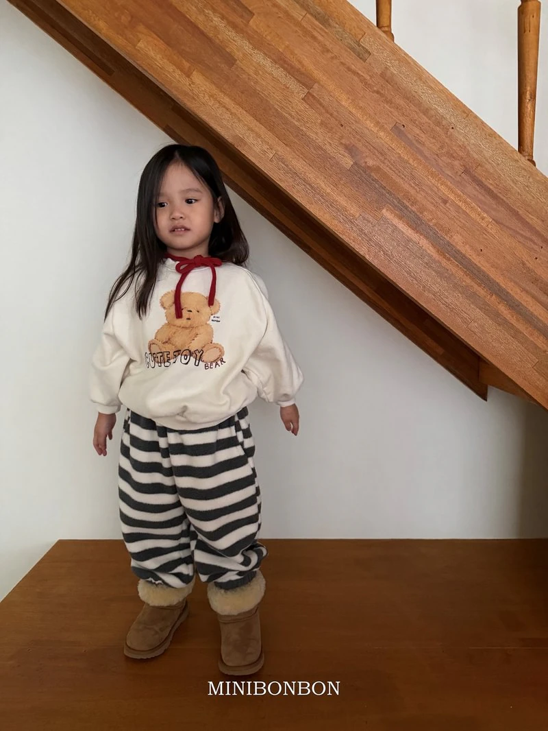 Melan Striped Jogger Pants by Mini Bongbong for Child - view 3