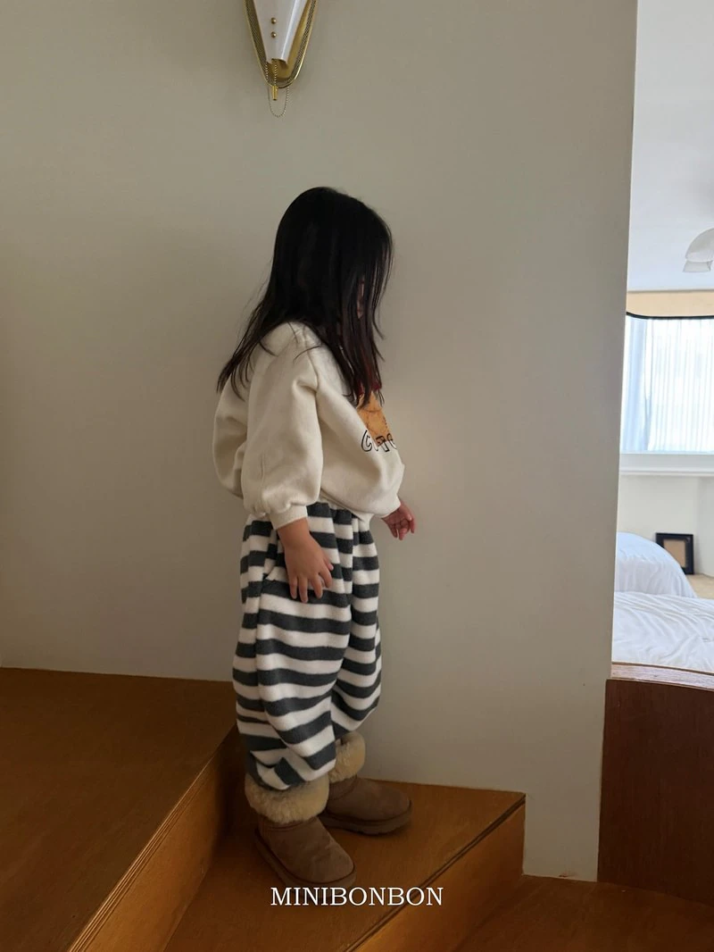 Melan Striped Jogger Pants by Mini Bongbong for Child - view 7