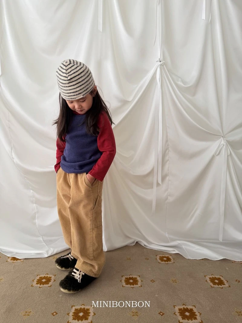 Corduroy Carpenter Pants by Mini Bongbong for Child - view 12