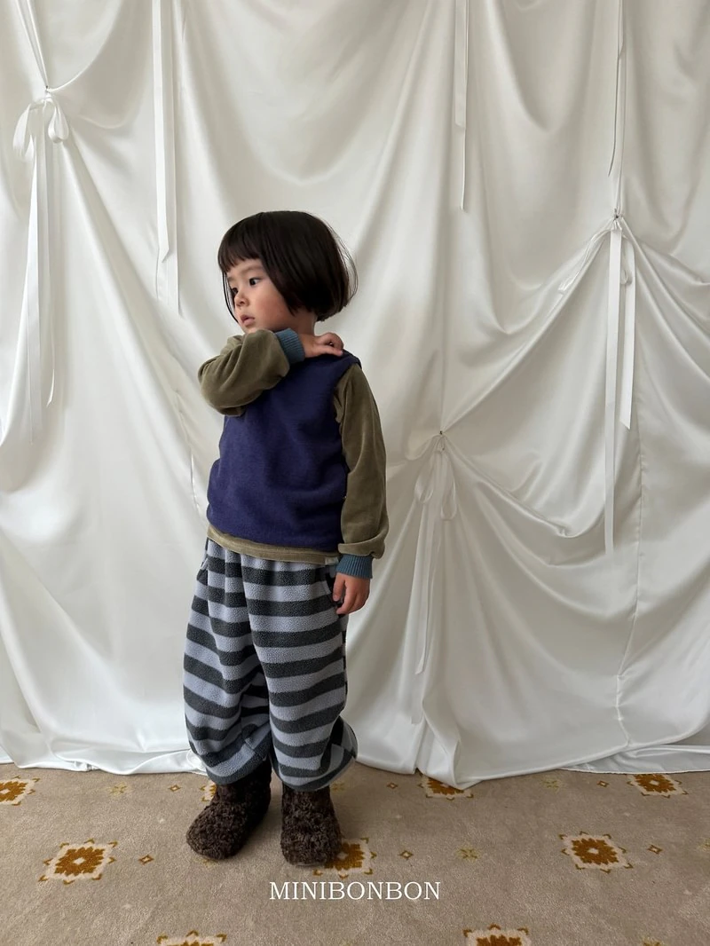 Melan Striped Jogger Pants by Mini Bongbong for Child - view 10