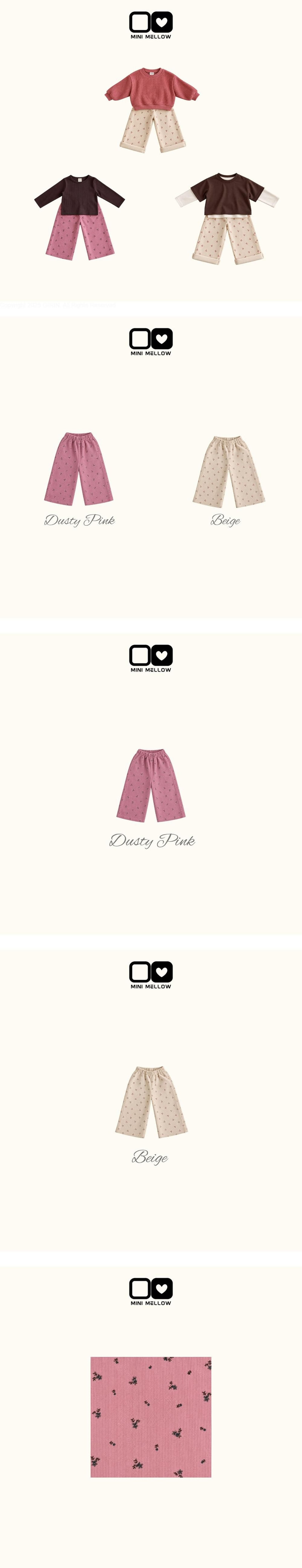 Corduroy Flower Pants by Mini mellow for Child - view 1