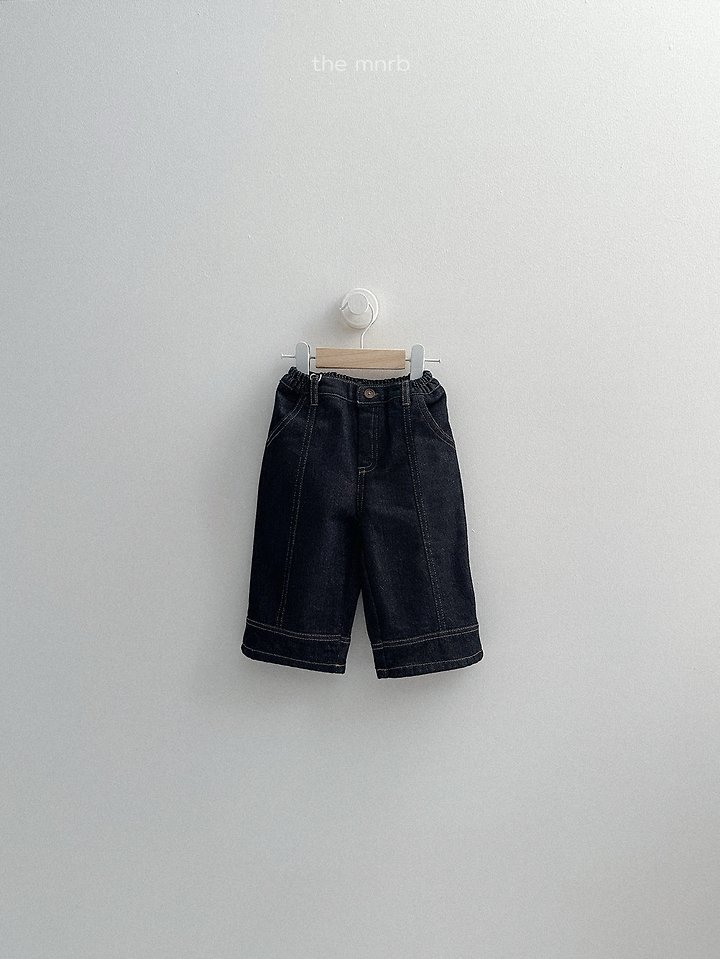 Non-Faded Cut Line Pants by Mini Robe for Child - view 7