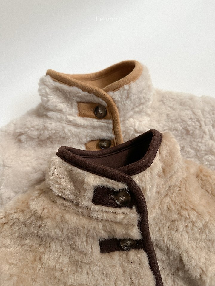 Reversible Shearling Jacket by Mini Robe for Child - view 6