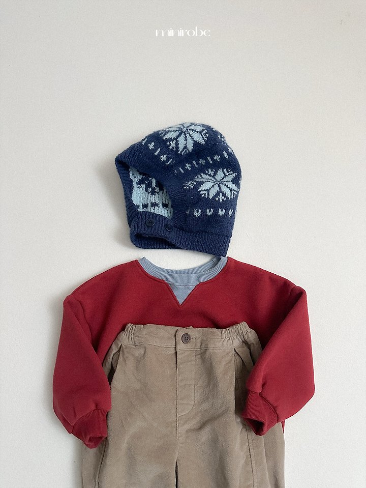 Winter Peach Jogger Pants by Mini Robe for Child - view 11