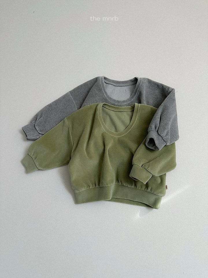 Velour U-Neck Sweatshirt by Mini Robe for Child - view 1