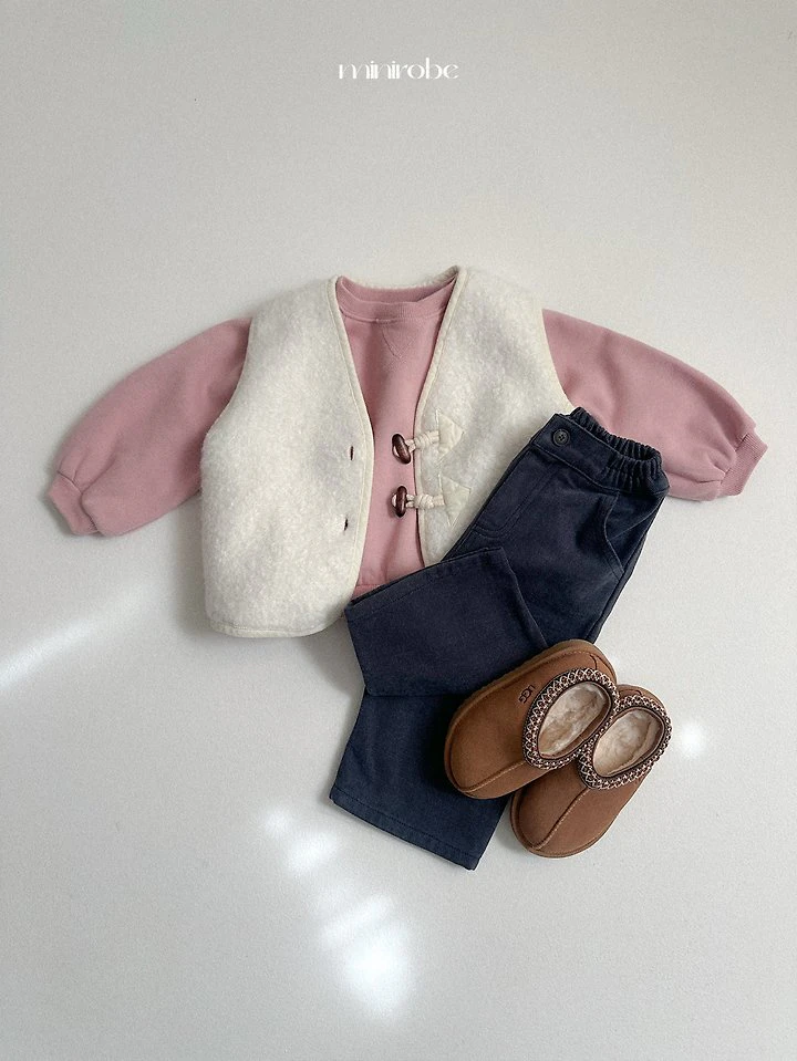 Winter Basic Straight Pants by Mini Robe for Child - view 7