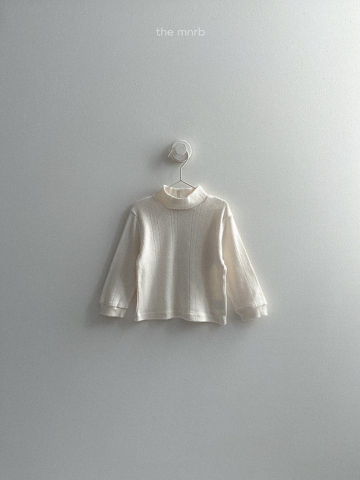 Eyelet Turtleneck Tee by Mini Robe for Child - view 5