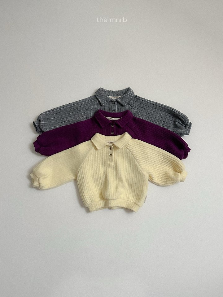 Boy Collar Sweatshirt by Mini Robe for Child - view 1