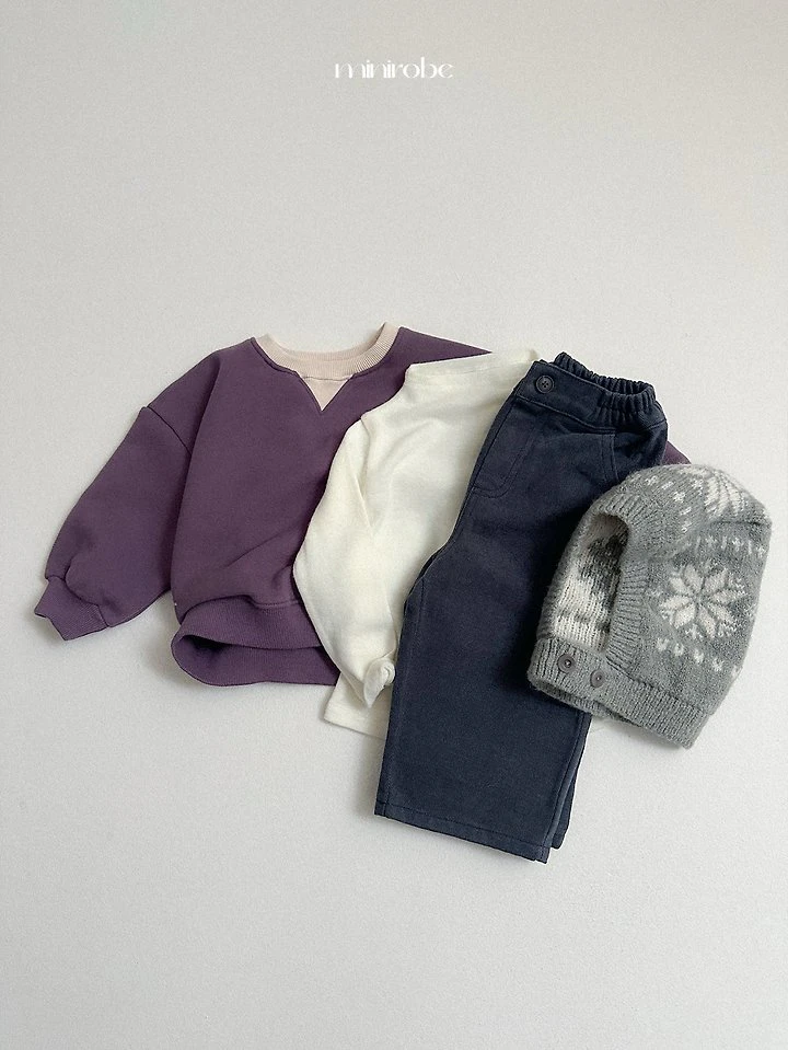 Two-Tone Sweatshirt by Mini Robe for Child - view 12