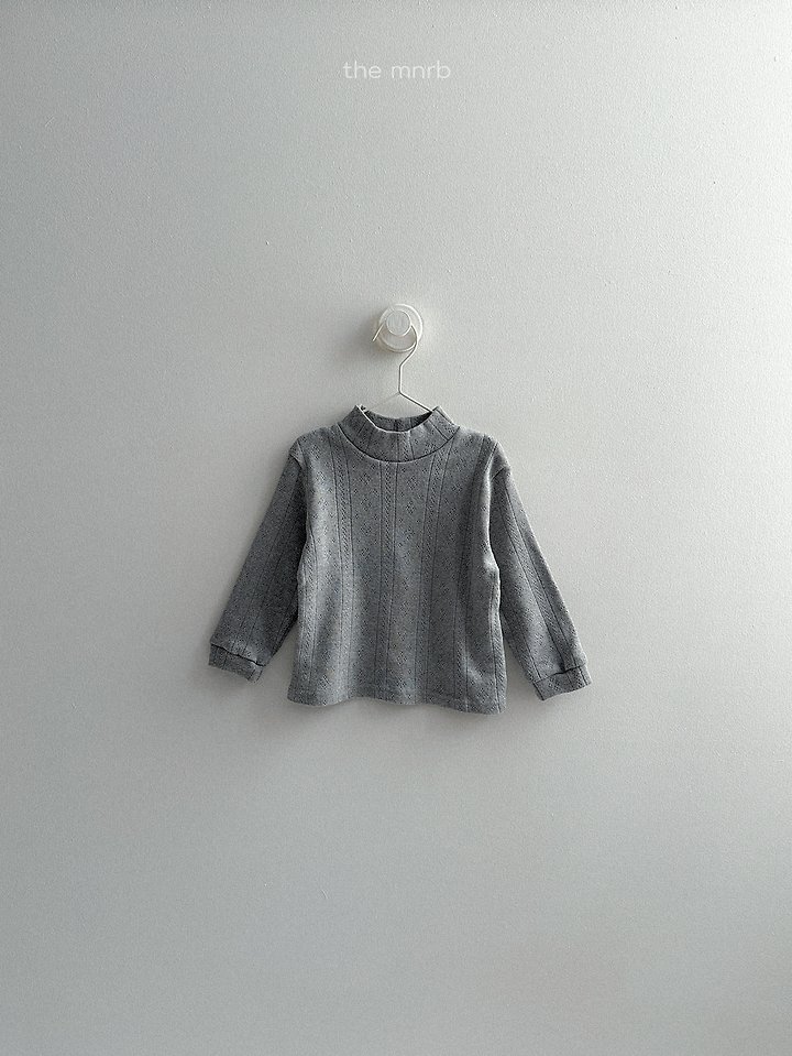 Eyelet Turtleneck Tee by Mini Robe for Child - view 6