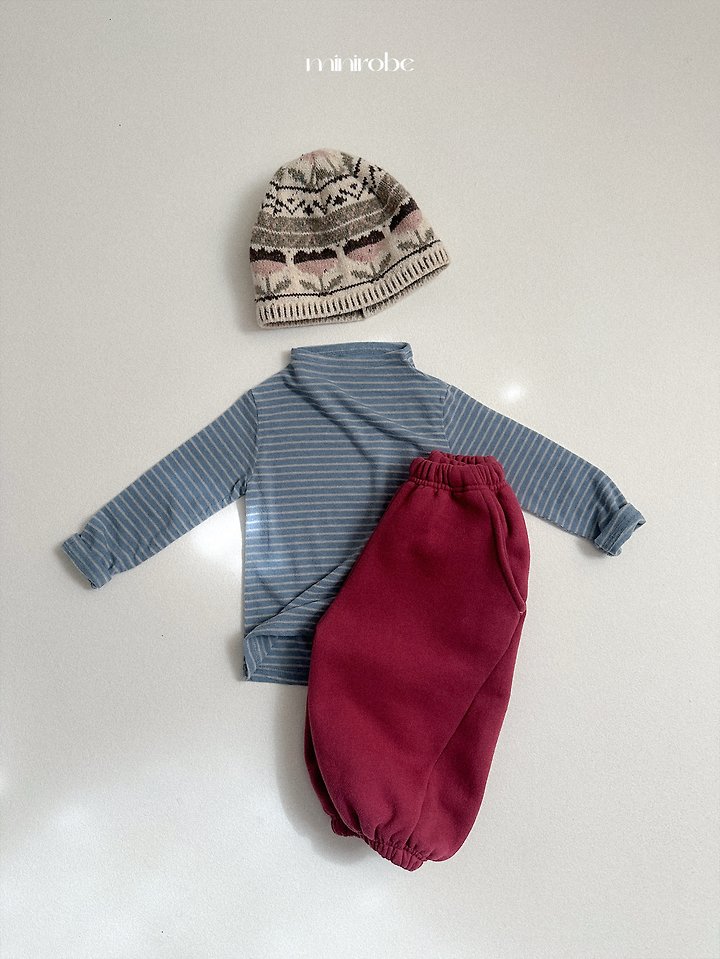 Flower Jacquard Beanie by Mini Robe for Child - view 12