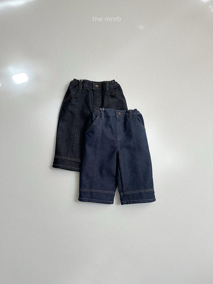 Non-Faded Cut Line Pants by Mini Robe for Child - view 1
