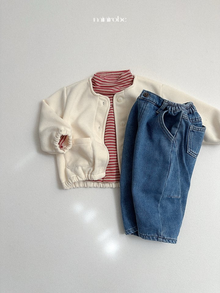 Merry Mock Neck Tee by Mini Robe for Child - view 12