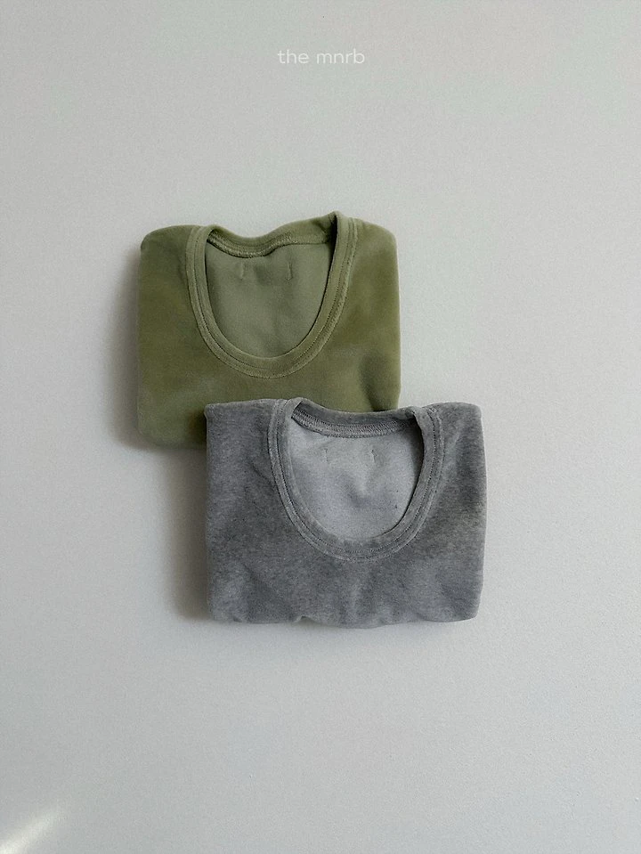 Velour U-Neck Sweatshirt by Mini Robe for Child - view 4
